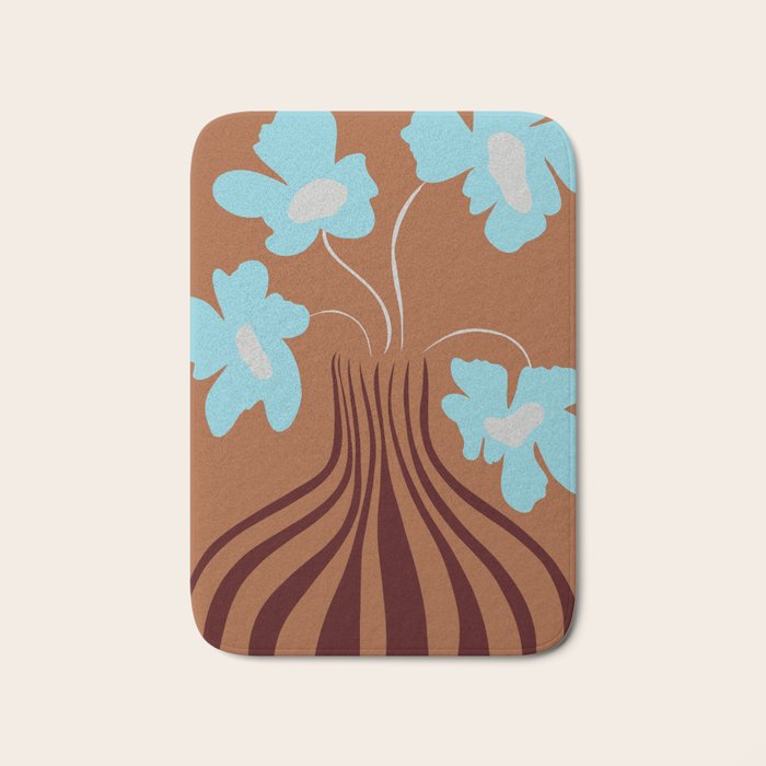Minimalistic Vase 2 Bath Mat Gallery Image 1