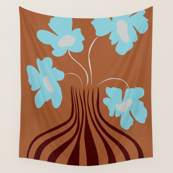 Minimalistic Vase 2 Wall Tapestry Gallery Image 4