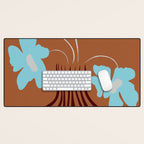 Minimalistic Vase 2 Desk Mat Gallery Image 1