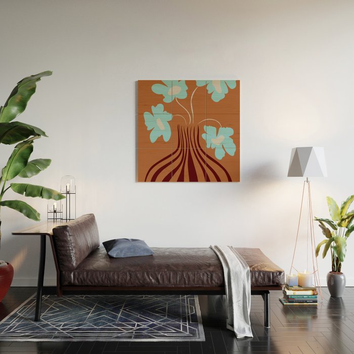 Minimalistic Vase 2 Wood Wall Art Gallery Image 2