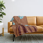 Minimalistic Vase 2 Throw Blanket Gallery Image 1