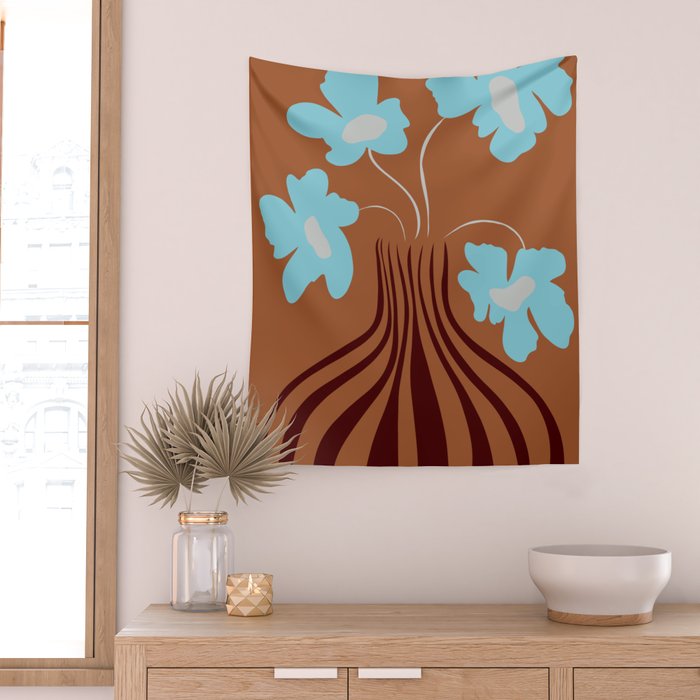 Minimalistic Vase 2 Wall Tapestry Gallery Image 2