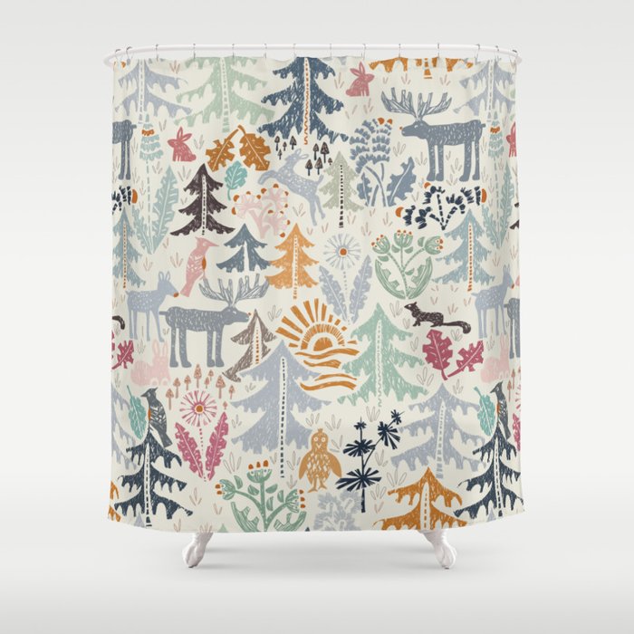 Black Forest Kids Adventure Shower Curtain Gallery Image 1