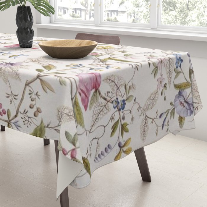 Romantic Wildflower Design 1788 William Kilburn Tablecloth Gallery Image 3