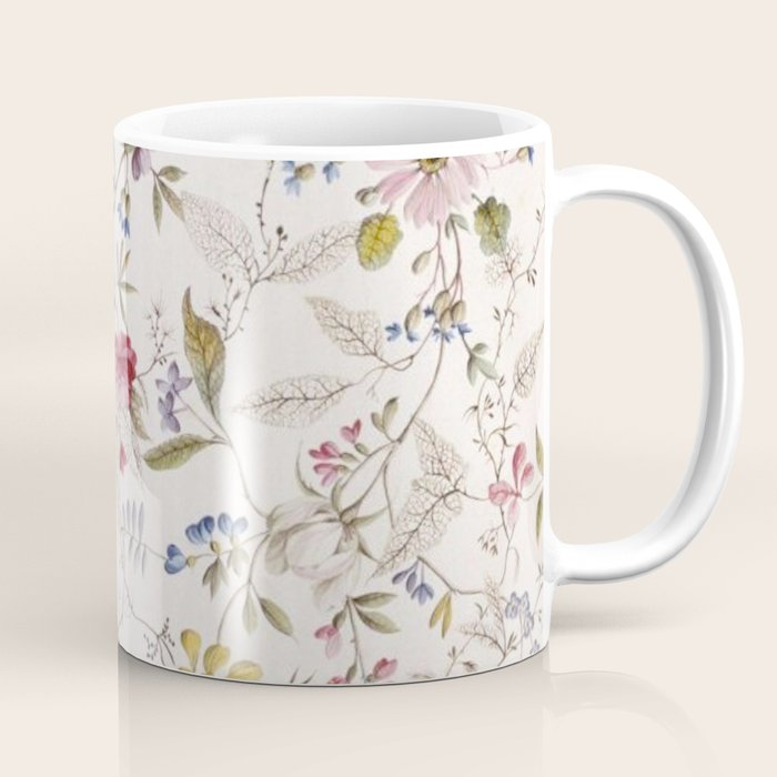 Romantic Wildflower Design 1788 William Kilburn Coffee Mug Gallery Image 1