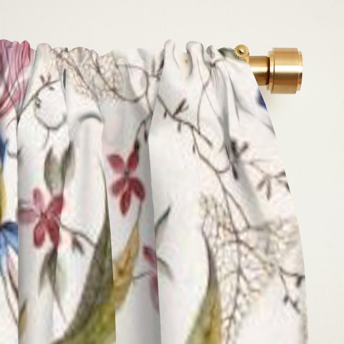 Romantic Wildflower Design 1788 William Kilburn Window Curtain Gallery Image 2