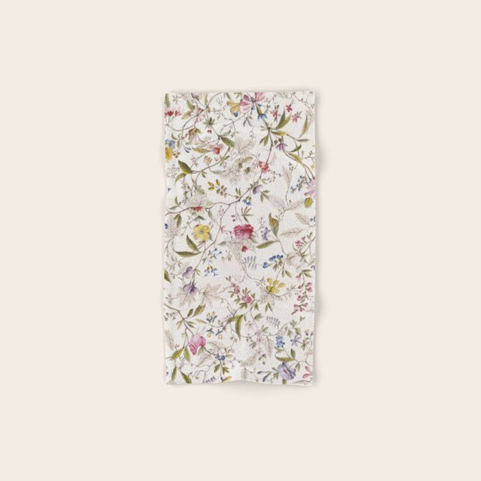 Romantic Wildflower Design 1788 William Kilburn Bath Towel Gallery Image 1
