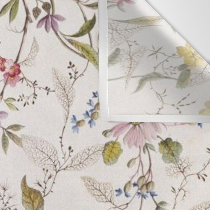 Romantic Wildflower Design 1788 William Kilburn Wall Tapestry Gallery Image 3