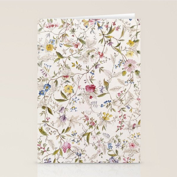 Romantic Wildflower Design 1788 William Kilburn Stationery Card Gallery Image 2