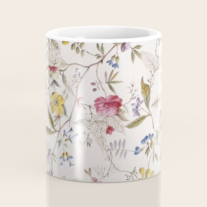 Romantic Wildflower Design 1788 William Kilburn Coffee Mug Gallery Image 4