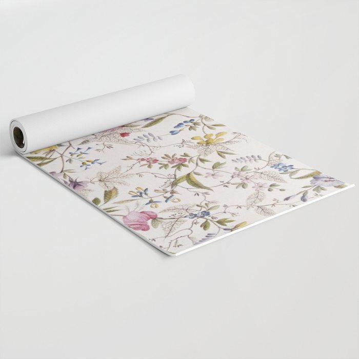 Romantic Wildflower Design 1788 William Kilburn Yoga Mat Gallery Image 2