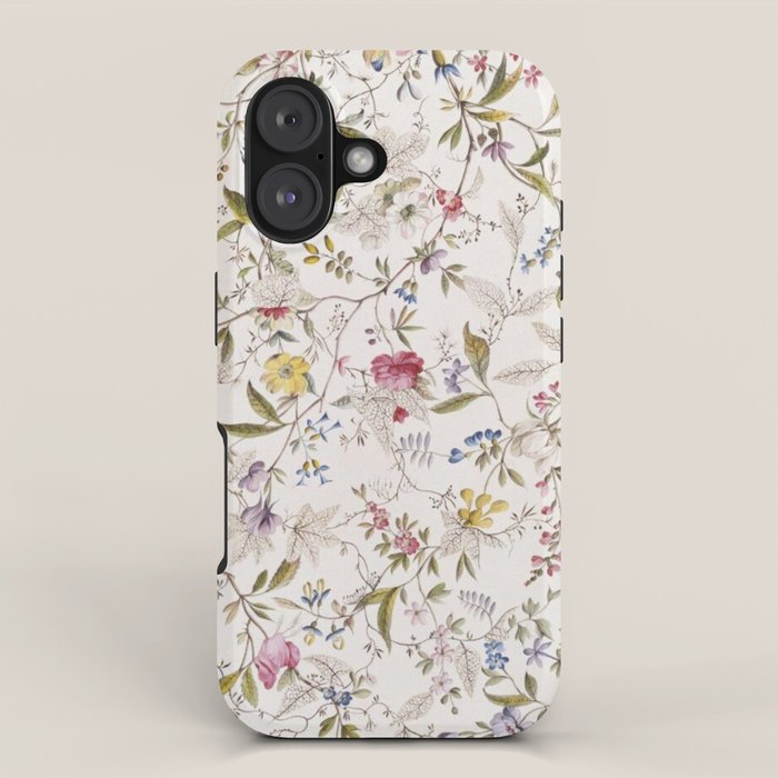 Romantic Wildflower Design 1788 William Kilburn iPhone Case Gallery Image 1