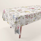 Romantic Wildflower Design 1788 William Kilburn Tablecloth Gallery Image 1