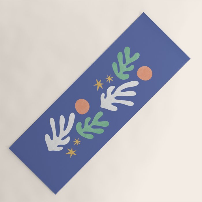 Inspired by Matisse - Seagrass and Sun 1-2  Yoga Mat Gallery Image 1