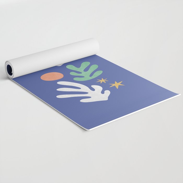 Inspired by Matisse - Seagrass and Sun 1-2  Yoga Mat Gallery Image 2