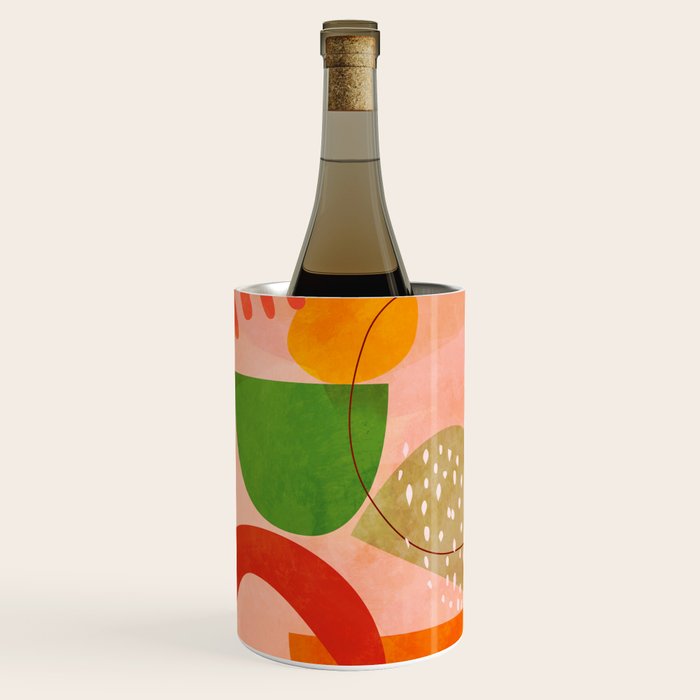 modern art abstract shapes play 3 Wine Chiller Gallery Image 1