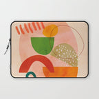 modern art abstract shapes play 3 Laptop Sleeve Gallery Image 1
