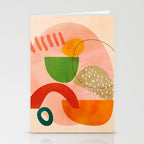 modern art abstract shapes play 3 Stationery Card Gallery Image 2