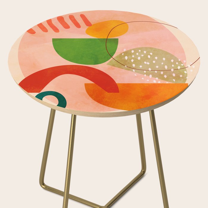 modern art abstract shapes play 3 Side Table Gallery Image 2