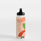 modern art abstract shapes play 3 Water Bottle Gallery Image 3