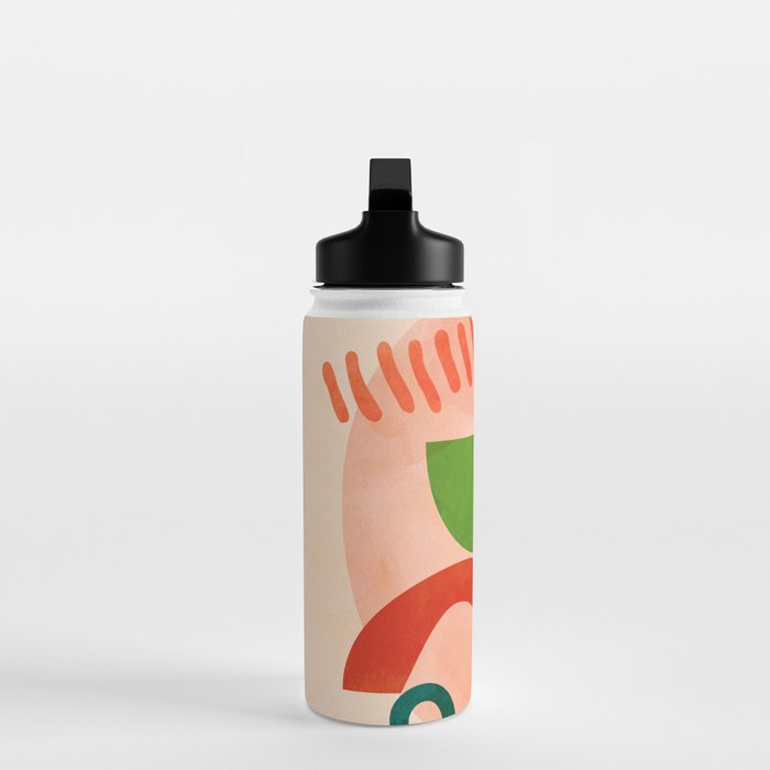 modern art abstract shapes play 3 Water Bottle Gallery Image 3