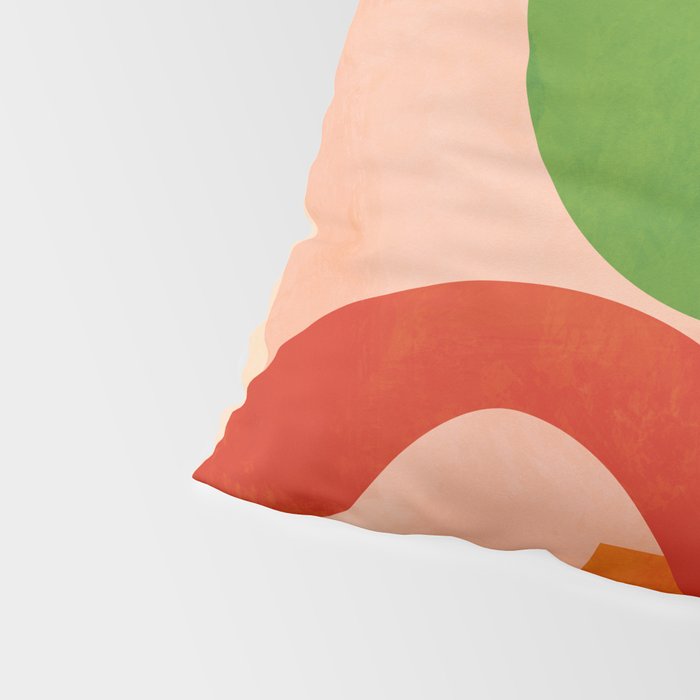 modern art abstract shapes play 3 Pillow Sham Gallery Image 4