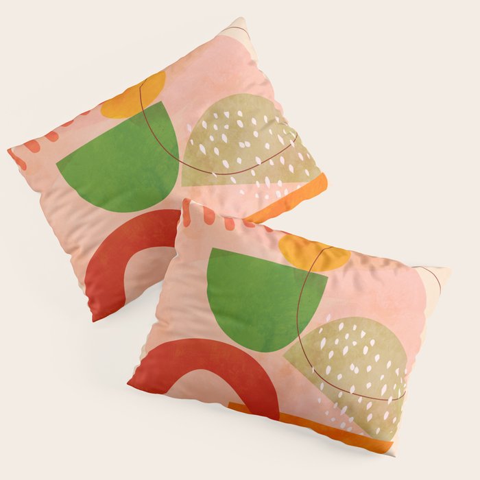 modern art abstract shapes play 3 Pillow Sham Gallery Image 3