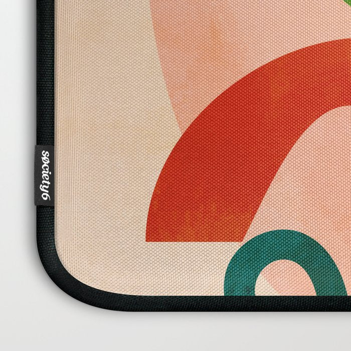 modern art abstract shapes play 3 Laptop Sleeve Gallery Image 3