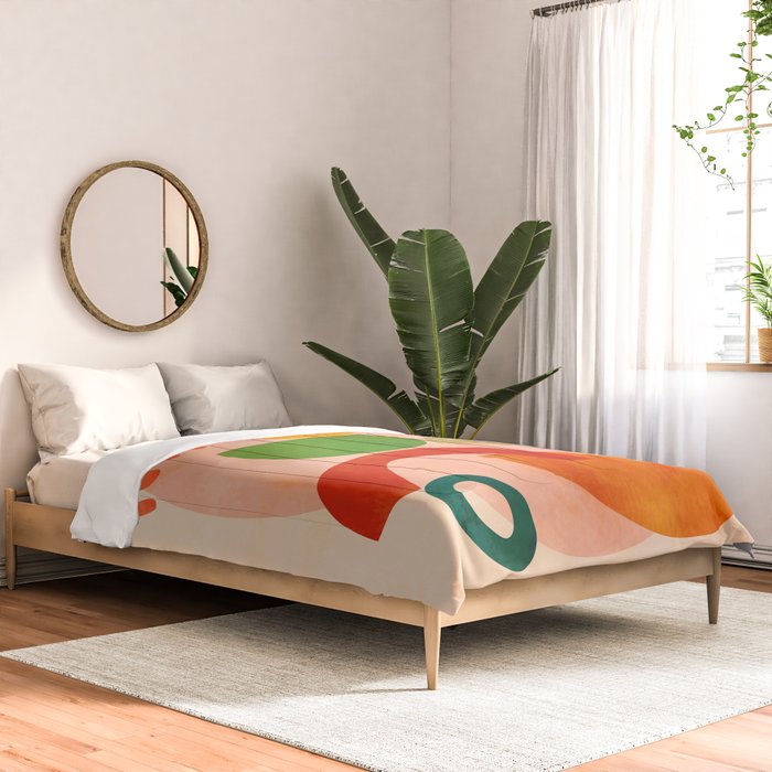 modern art abstract shapes play 3 Comforter Gallery Image 2