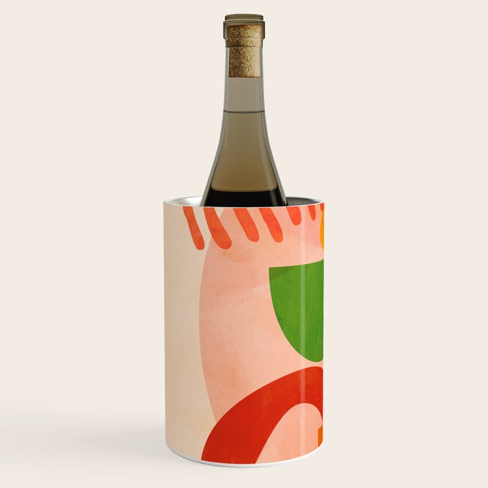 modern art abstract shapes play 3 Wine Chiller Gallery Image 2