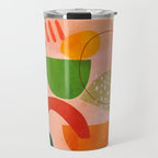 modern art abstract shapes play 3 Travel Mug Gallery Image 1