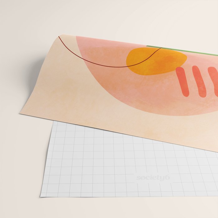 modern art abstract shapes play 3 Wrapping Paper Gallery Image 2