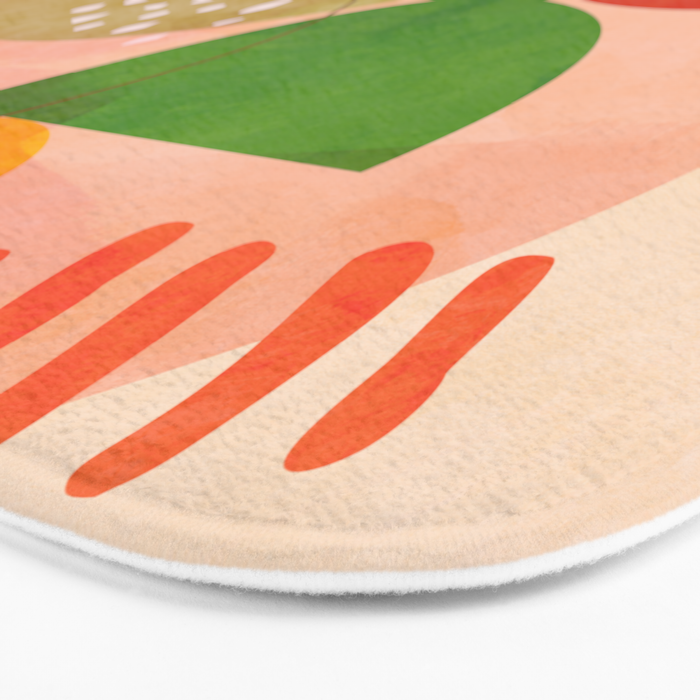 modern art abstract shapes play 3 Bath Mat Gallery Image 3