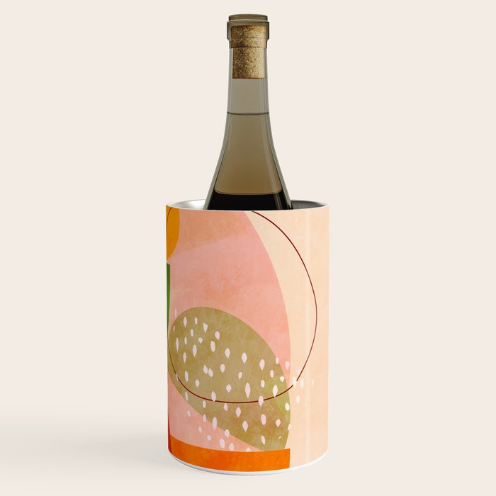 modern art abstract shapes play 3 Wine Chiller Gallery Image 3