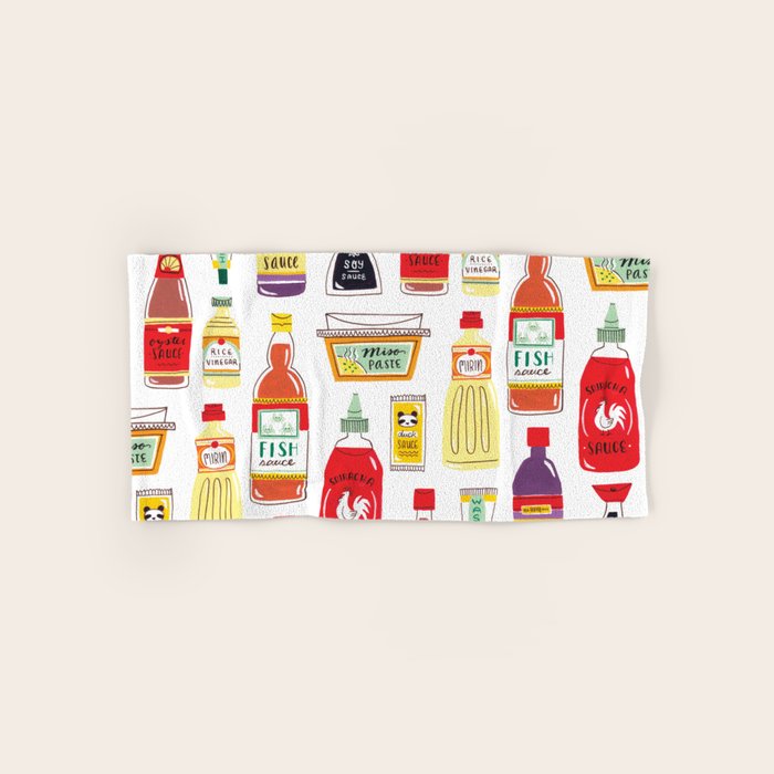 Asian Seasonings Bath Towel Gallery Image 1