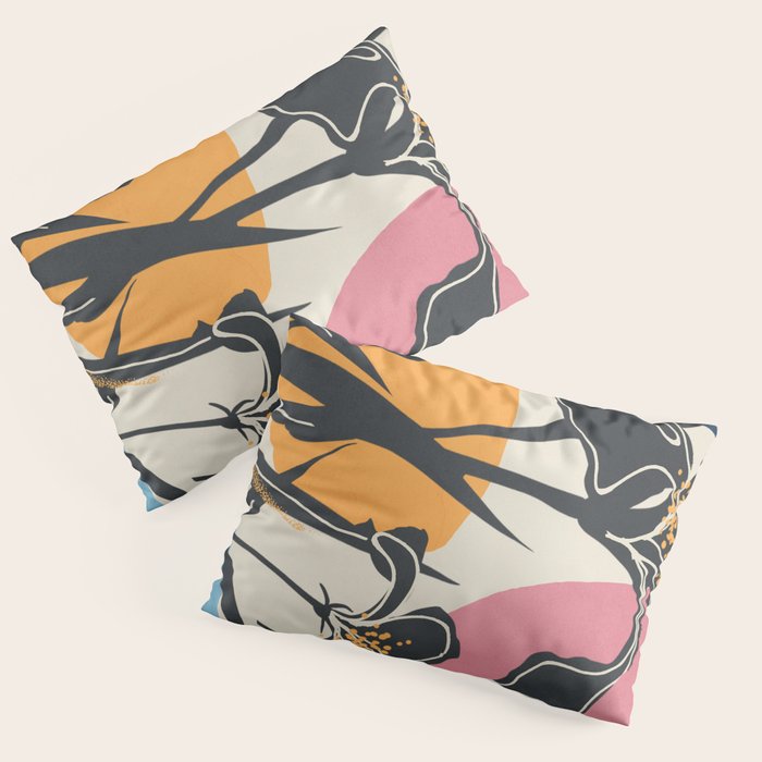 Modern Iris Abstraction Pillow Sham Gallery Image 3