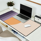 Minimal Retro Sunset Sunrise - Purple Mauve Dusk Desk Mat Gallery Image 2