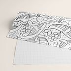 Humpback Whales Black And White Pattern Wrapping Paper Gallery Image 2
