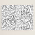 Humpback Whales Black And White Pattern Jigsaw Puzzle Gallery Image 1
