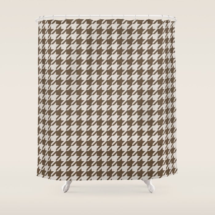Cozy Heirloom in Coffee Shower Curtain Gallery Image 1