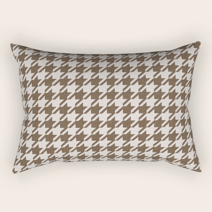Cozy Heirloom in Coffee Rectangular Pillow Gallery Image 1