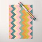 Zigzag pattern Wrapping Paper Gallery Image 1