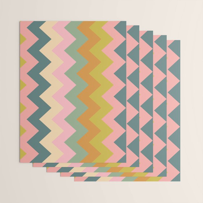 Zigzag pattern Wrapping Paper Gallery Image 3