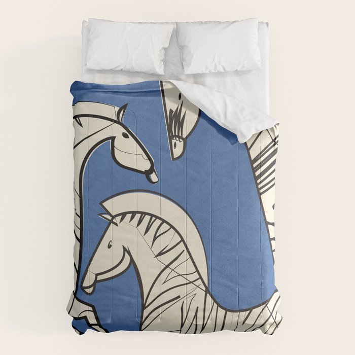 Abstract Zebras 3 Comforter Gallery Image 1