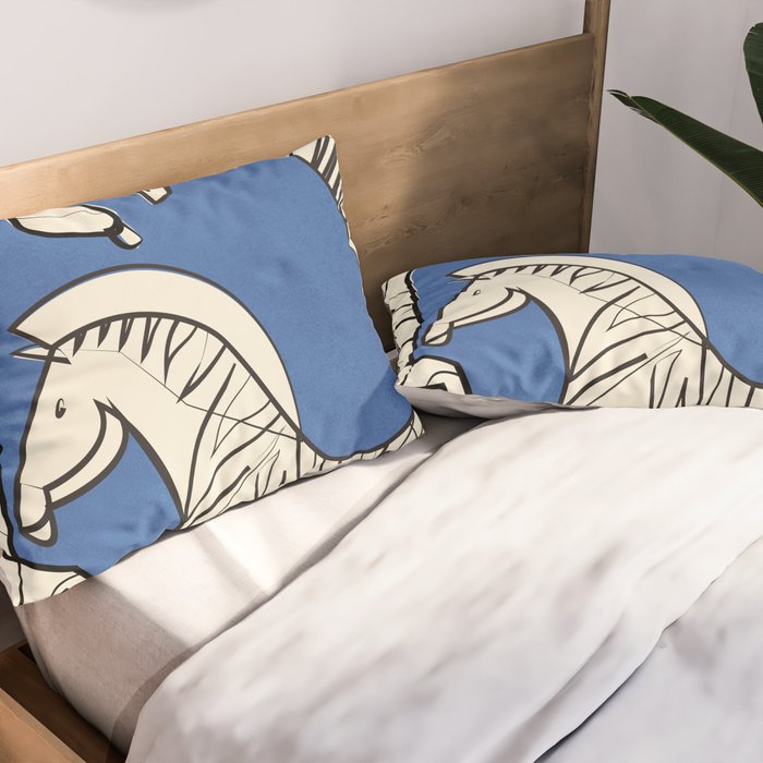 Abstract Zebras 3 Pillow Sham Gallery Image 2