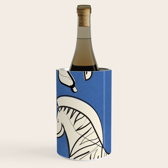 Abstract Zebras 3 Wine Chiller Gallery Image 1