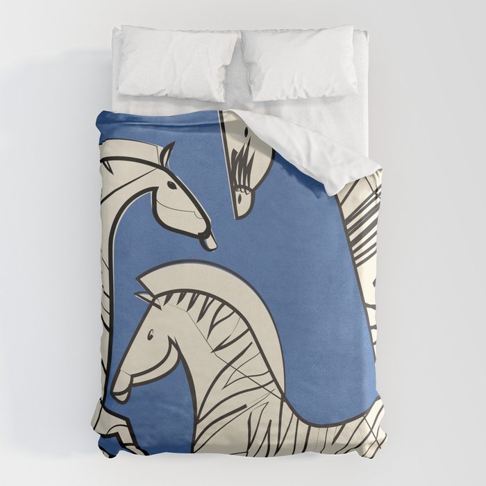 Abstract Zebras 3 Duvet Cover Gallery Image 1