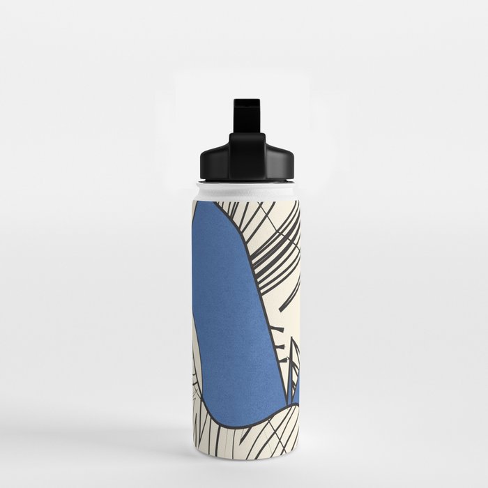 Abstract Zebras 3 Water Bottle Gallery Image 2