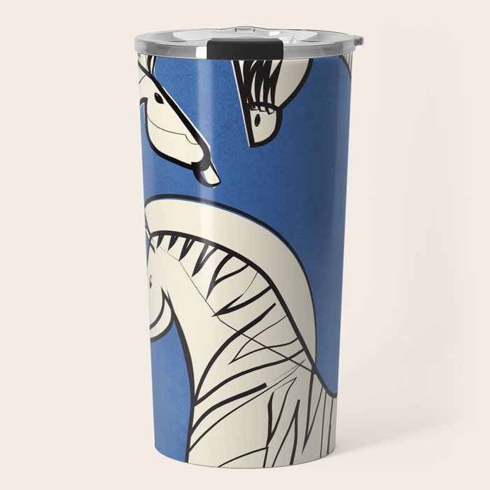 Abstract Zebras 3 Travel Mug Gallery Image 1