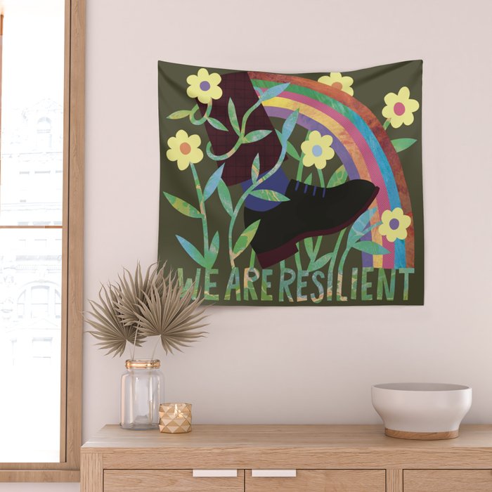 We Are Resilient Wall Tapestry Gallery Image 2